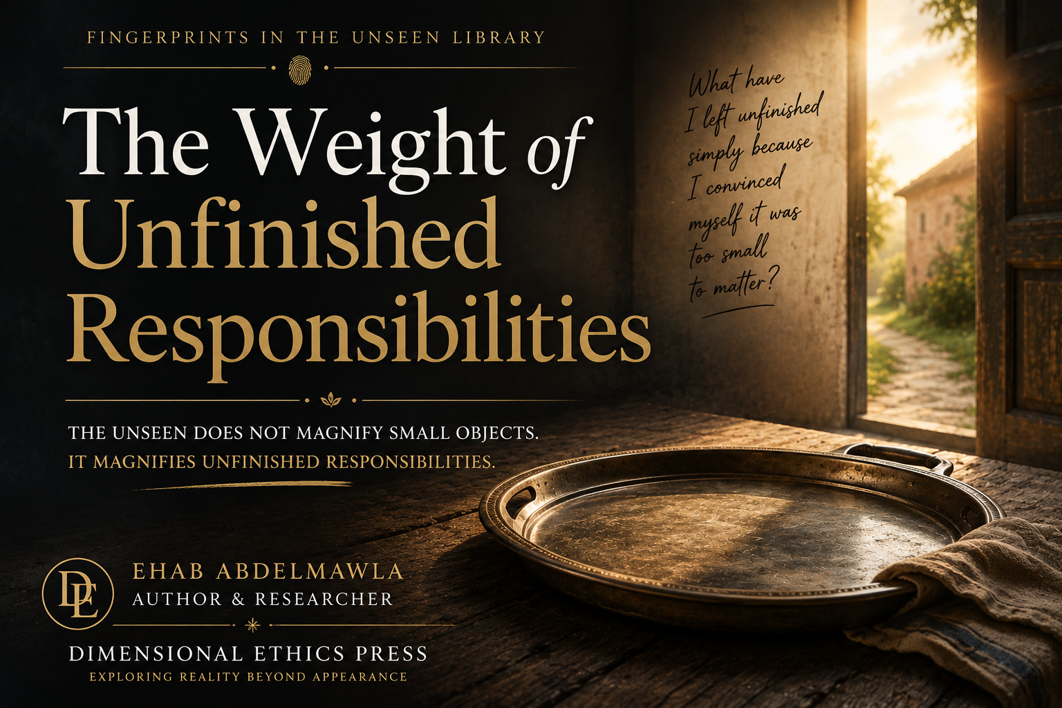 The Weight of Unfinished Responsibilities — Fingerprints in the Unseen